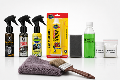 10-in-1 Hash Auto-Care Kit for Bike Cleaning & Detailing