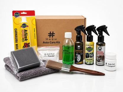 10-in-1 Hash Auto-Care Kit for Bike Cleaning & Detailing